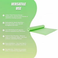10m Underfloor Heating Underlay – For Laminate, Timber & Vinyl Flooring