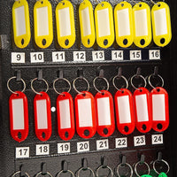 Key Cabinet Lock Box – 72 Key Capacity Wall Mount Secure Storage Organizer