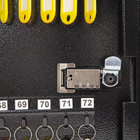 Key Cabinet Lock Box – 72 Key Capacity Wall Mount Secure Storage Organizer