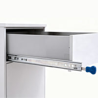 80cm Drawer Runners Pair – Heavy Duty 100kg Locking Slide Rails