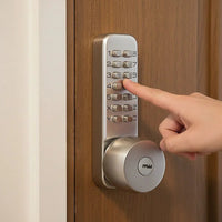 Mechanical Keyless Door Lock with Handle for Garage Office
