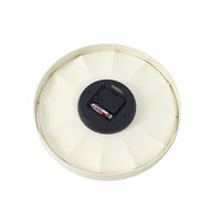 30cm Round Wall Clock Silent Sweep Modern ABS Frame