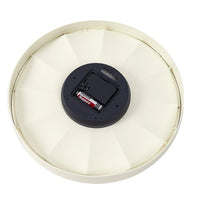 30cm Round Wall Clock Silent Sweep Modern ABS Frame
