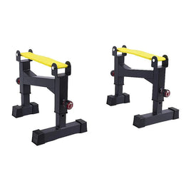 2x Deadlift Sling Racks Barbell Jack Squat Wedge