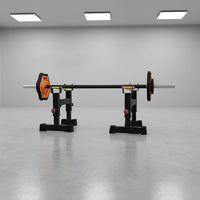 2x Deadlift Sling Racks Barbell Jack Squat Wedge