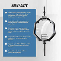 Fitness EZ Load Hex Trap Bar with Knurled Tri Grip