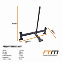 Heavy Duty Steel Deadlift Jack with Anti Slip Handle