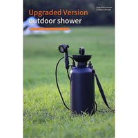 Portable 12L Camping Shower - 10 Spray Modes & Lock Switch