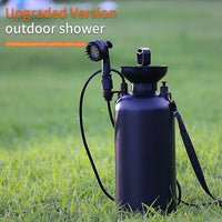 Portable 12L Camping Shower - 10 Spray Modes & Lock Switch
