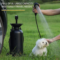 Portable 12L Camping Shower - 10 Spray Modes & Lock Switch