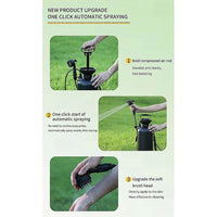 Portable 12L Camping Shower - 10 Spray Modes & Lock Switch