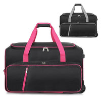 736.6 mm Heavy Duty Rolling Dance Bag with Garment Rack for Travel