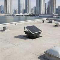 30W Solar Roof Vent Fan Exhaust Attic Ventilation for Home Garage Van