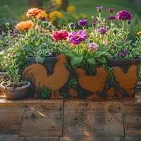 Chook Family Garden Stake 70cm