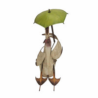Standing Duck w Umbrella + Pot Planter 46cm