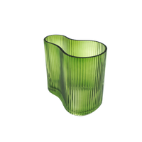 Suzhou Curved Vase Small Green