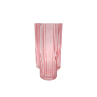 Suzhou Curved Vase Small Pink