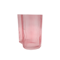 Suzhou Curved Vase Small Pink