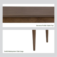 Allergo Dining Table 150cm Timber Dining Table - Cocoa