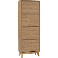 Hirado Tall Shoe Cabinet - Natural