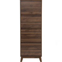 Hirado Tall Shoe Cabinet - Cocoa