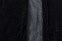 Long Large Velvet Curtains Black PINCH PLEAT 590x270cm + 30 Hooks Polyeste New