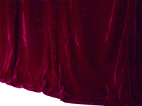 Large Velvet Curtains 610 x 230cm PINCH PLEAT with 30 Hooks New Burgundy