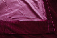 Large Velvet Curtains 610 x 230cm PINCH PLEAT with 30 Hooks New Burgundy