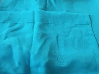 2 Sheer Voile Curtains 544cm x 230cm Drop+Hooks Pinch Pleat  + Hooks, Lake Blue