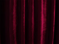 Long 4-Way Stretch Velvet Curtains 600x265cm with 30 hooks Pinch Pleat Burgundy