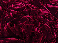 Long 4-Way Stretch Velvet Curtains 600x265cm with 30 hooks Pinch Pleat Burgundy