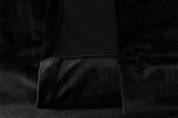 Large Thick Velvet Blockout Curtains 560x 230cm PINCH PLEAT 2 panel+Hooks Black