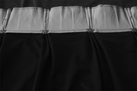 Large Thick Velvet Blockout Curtains 560x 230cm PINCH PLEAT 2 panel+Hooks Black