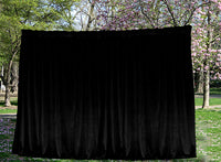 Large Thick Velvet Blockout Curtains 600x 270cm PINCH PLEAT 2 panel+Hooks Black