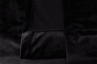 Large Thick Velvet Blockout Curtains 600x 270cm PINCH PLEAT 2 panel+Hooks Black