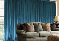 Large Thick Velvet Blockout Curtains 560x 230cm PINCH PLEAT 2 panel +30 Hooks