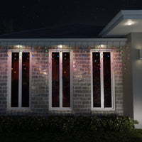 Solar 200 LED Icicle Lights – 3.9m x 33cm, available in 3 Colors - Cool White