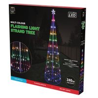 LED Digital Strands Tree 2.4m Multi-Color