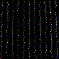 LED Curtain Lights 6mx3m 600 Multi-Color