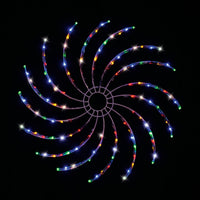 Solar LED Spinner Light 50cm Multicolor