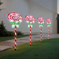 LED Candy Lollipop Path Lights 4pk