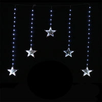 LED Infinity Stars Curtain Lights avaiable in 2 Colors - Cool White