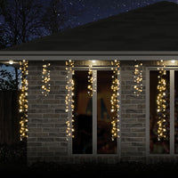 LED Dancing Cluster Icicles 9m Available in 2 Options - Multicolor (6 Colors)