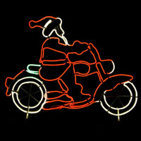 LED Flexi Strip Santa Motorbike Flash