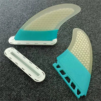 NNEOBA Surf Accessories Design 5.5 Inch Fiberglass Surfboard Twin Fins