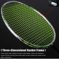 NNEOBA Badminton Racket T800 Carbon Fiber 72g