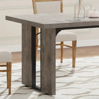 NNETMLT Rustic  Rectangular Dining Table