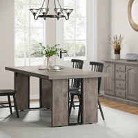 NNETMLT Rustic  Rectangular Dining Table