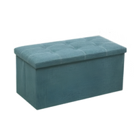 NNETM Durable Morandi Green Storage Stool