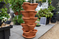 Twin 5 Tier Extra Large Verandah Planter - Terracotta